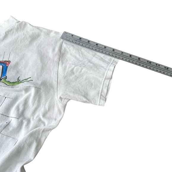 Pink Floyd The Wall T-Shirt Men’s Medium White Band Tee Rock Cotton 2010 Print - Picture 9 of 11